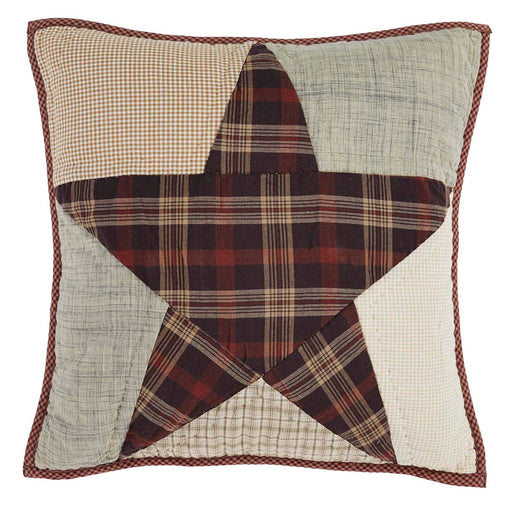 Abilene Star Quilted Pillow Cover 16x16