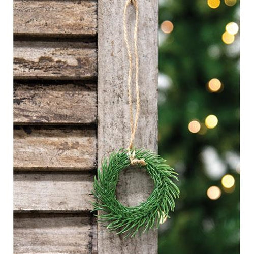 Mini Pine Wreath Hanger 3"