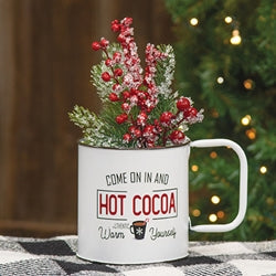 Metal Hot Cocoa Mug
