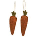 2/Set Primitive Carrot Ornaments
