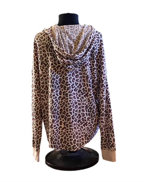 Victoria Secret Leopard Print Hoodie Soft M