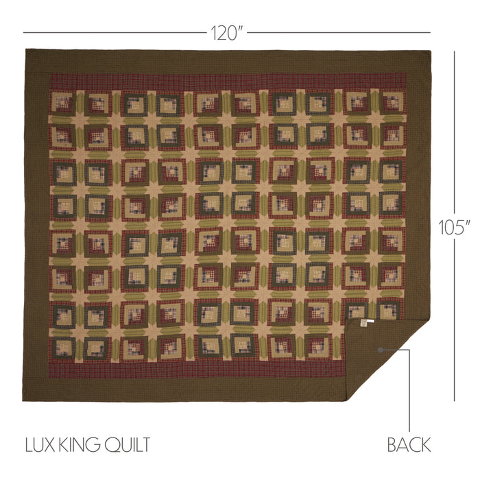 Tea Cabin Luxury King Quilt 120Wx105L