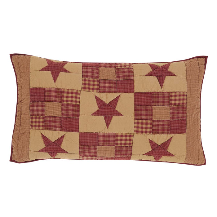 Ninepatch Star King Sham 21x37