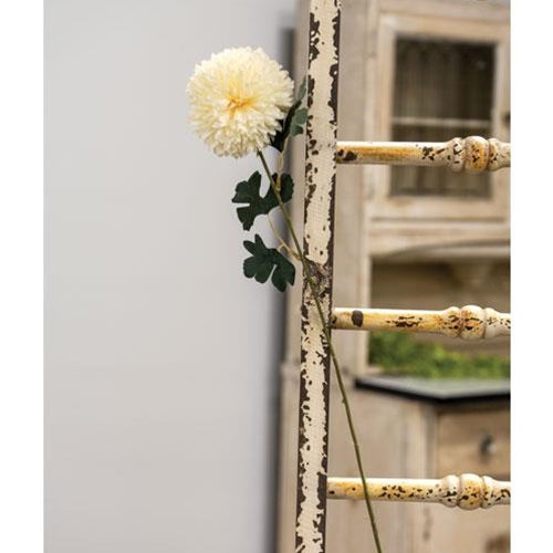 Pompom Flower Spray 22" Cream