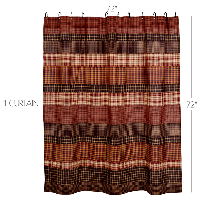 Beckham Shower Curtain 72x72