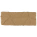 Burlap Natural Reverse Seam Patch Runner 13x36