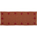 Burgundy Star Runner Woven 13x36