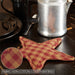 Burgundy Star Trivet Star Shape 10