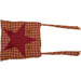 Burgundy Star Chair Pad