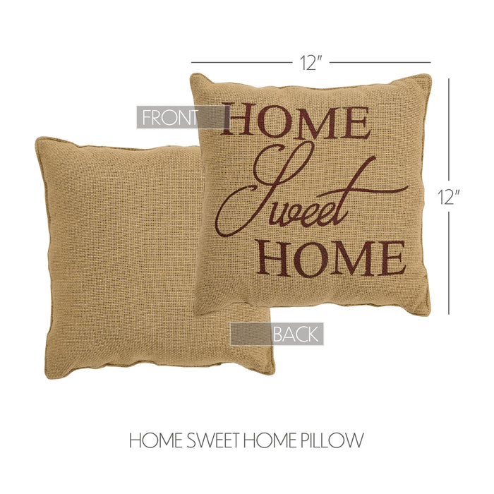 Home Sweet Home Pillow 12x12