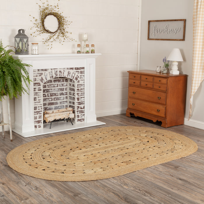 Celeste Jute Rug Oval 60x96