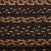 Black & Tan Jute Stair Tread Rect Latex 8.5x27