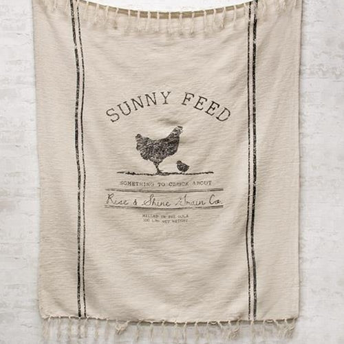 Sunny Feed Farmhouse Throw