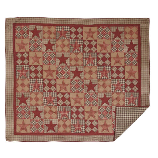 Dawson Star King Quilt 110Wx97L