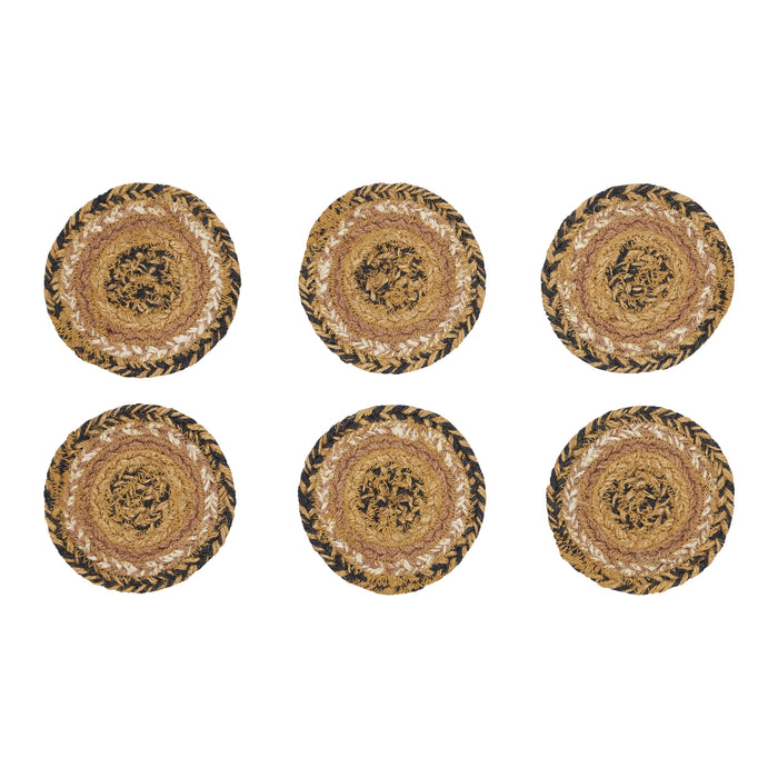 Kettle Grove Jute Coaster Set of 6