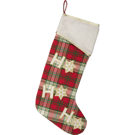 HO HO Holiday Stocking 11x20