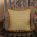 Tea Cabin Fabric Ruffled Pillow 16x16