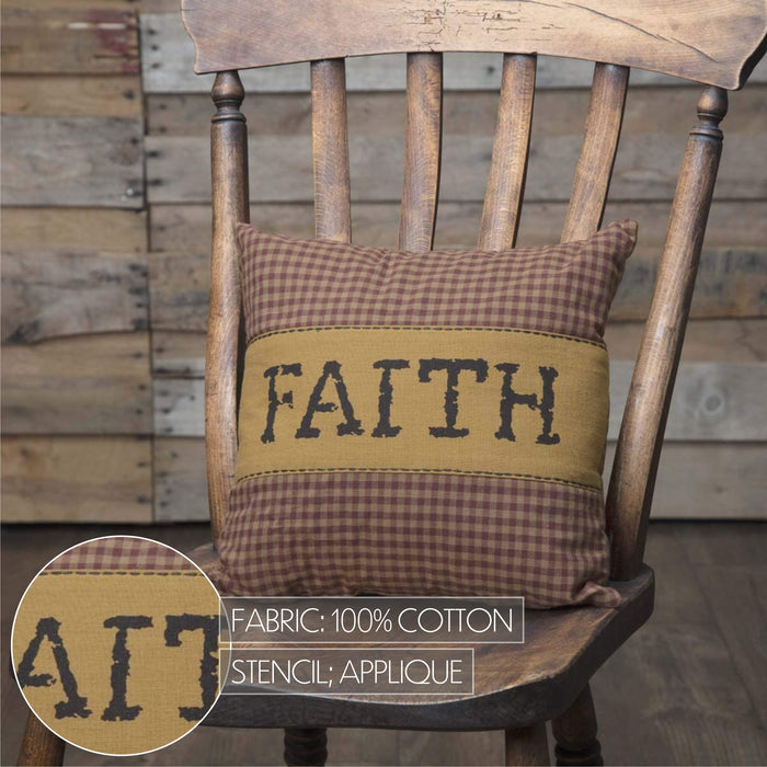 Heritage Farms Faith Pillow 12x12