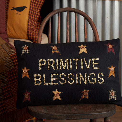 Heritage Farms Primitive Blessings Pillow 14x22