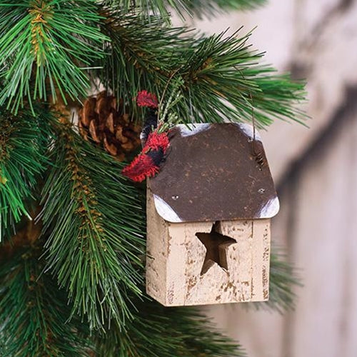 Tin Roof Star House Ornament