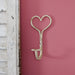 Aged Cast Iron Heart Hook - Box of 4