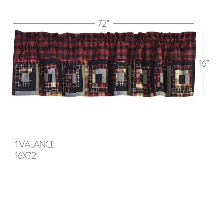 Cumberland Patchwork Valance 16x72