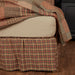 Crosswoods King Bed Skirt 78x80x16