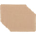 Jute Burlap Natural Placemat Set of 6 12x18