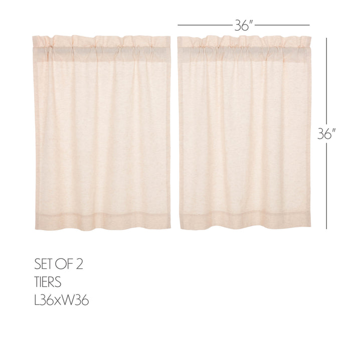 Simple Life Flax Natural Tier Set of 2 L36xW36