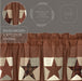 Abilene Patch Block and Star Valance 20x60