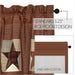 Abilene Patch Block and Star Valance 20x60