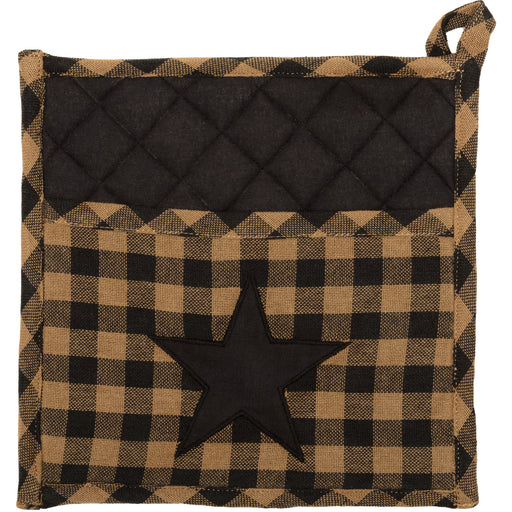 Black Star Pot Holder 8x8