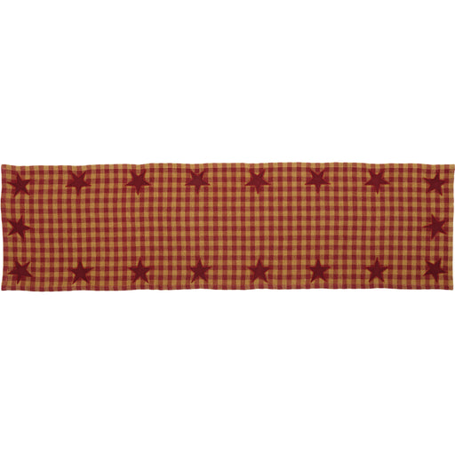 Burgundy Star Runner Woven 13x48