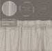 Hatteras Seersucker Blue Ticking Stripe Prairie Swag Set of 2 36x36x18