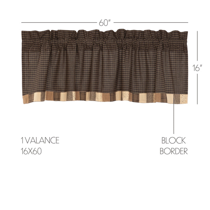 Kettle Grove Valance Block Border 16x60