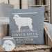 Sawyer Mill Blue Lamb Pillow 18x18