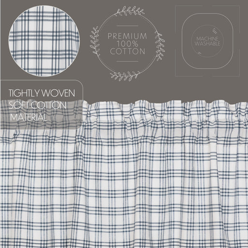 Sawyer Mill Blue Plaid Panel Set of 2 84x40