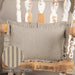 Sawyer Mill Charcoal Ticking Stripe Fabric Pillow 14x22