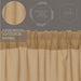 Tobacco Cloth Khaki Valance Fringed 16x60