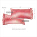Annie Buffalo Red Check King Pillow Case Set of 2 21x36+4