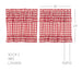 Annie Buffalo Red Check Ruffled Tier Set of 2 L24xW36