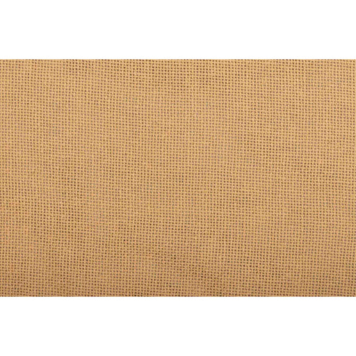 Burlap Natural King Sham w/ Fringed Ruffle 21x37