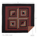 Cumberland California King Quilt 130Wx115L