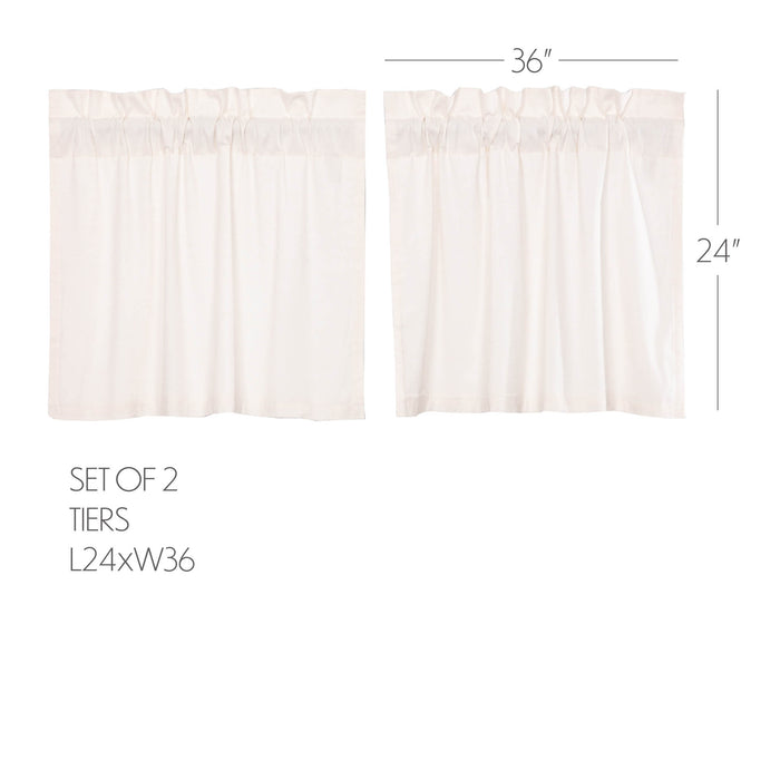 Simple Life Flax Antique White Tier Set of 2 L24xW36