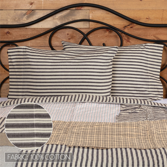 Ashmont Ticking Stripe Standard Pillow Case Set of 2 21x30