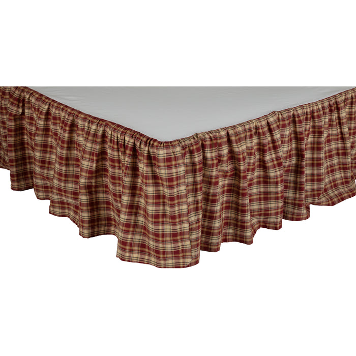 Beckham Plaid Queen Bed Skirt 60x80x16