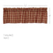 Beckham Plaid Valance 16x72