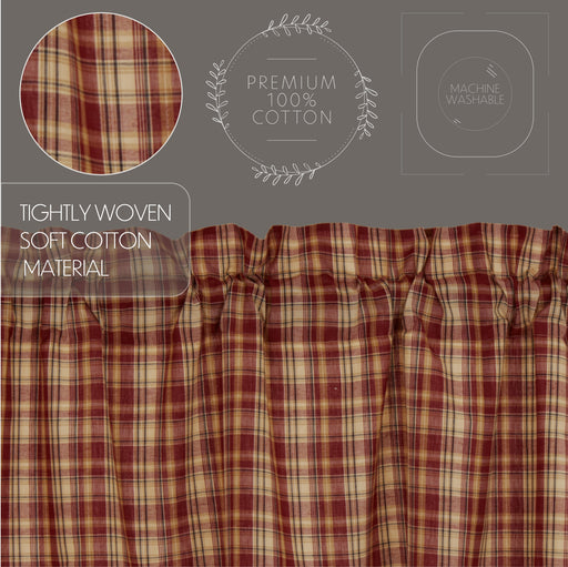 Beckham Plaid Valance 16x72