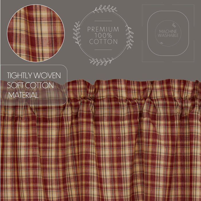 Beckham Plaid Valance 16x72