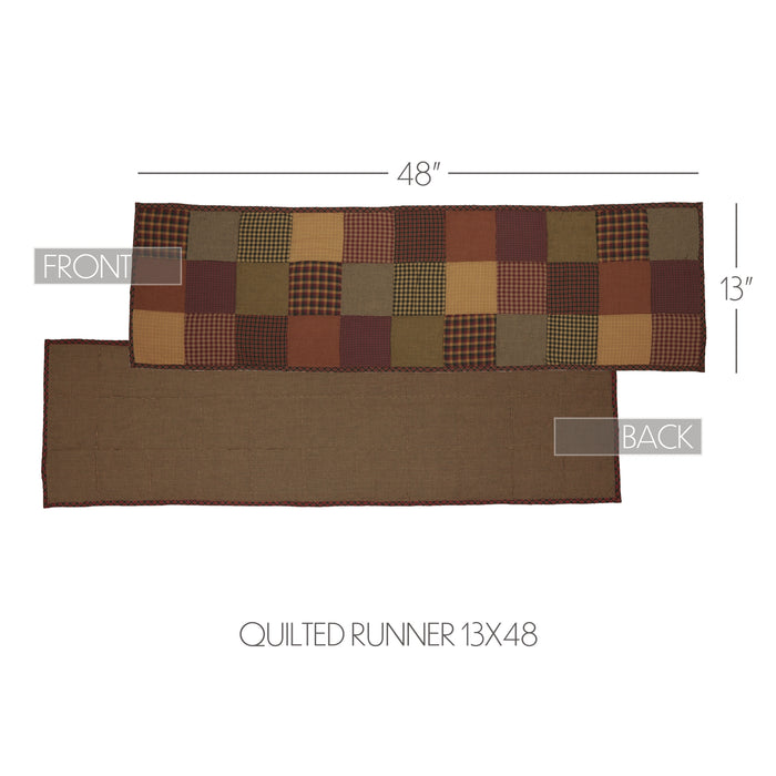 Heritage Farms Quilted Runner 13x48